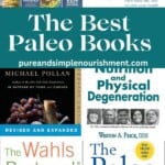 A collage of books with the title "the best paleo books" over them.