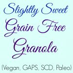 Healthy granola makes the perfect low calorie breakfast option. Made with no grains, this vegan granola recipe is clean, easy and healthy. It's also paleo and vegan. #granola #paleo