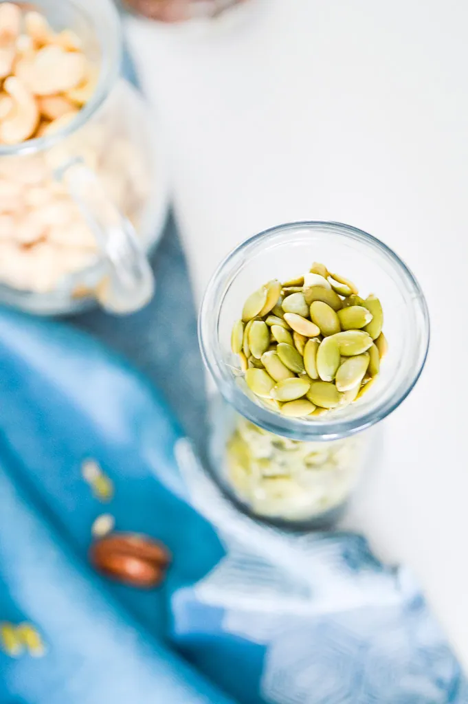  Do you know why you should soak and dehydrate your nuts and seeds before you eat them? If not, you need to read this post. In this post I explain why you should soak and dehydrate your nuts and seeds (and how to do it) to not only improve digestion, but also improve your absorption and utilization of vitamins and minerals.  #paleo #aip #guthealth #digestion 
