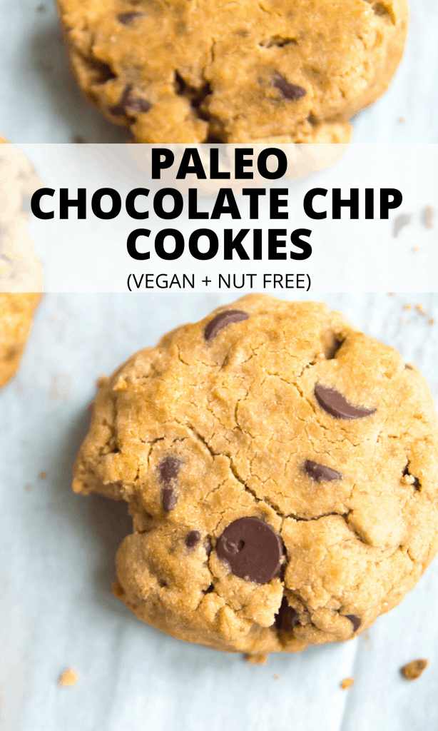 Paleo chocolate chip cookies pinterest image