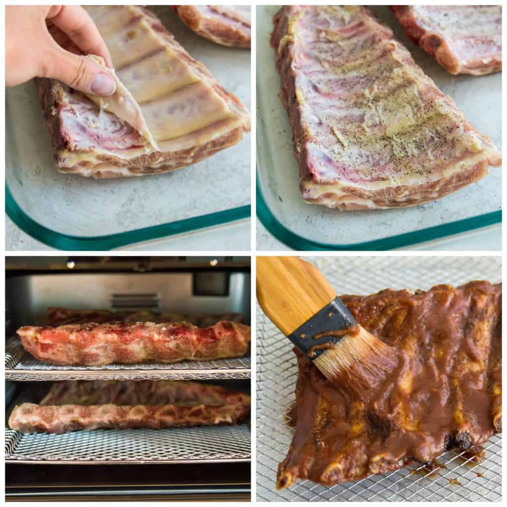 Directions for making bbq air fryer ribs