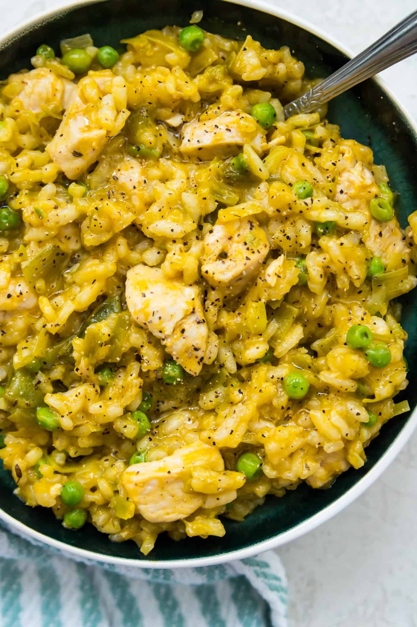 The Best Chicken and Leek Risotto - Pure and Simple Nourishment