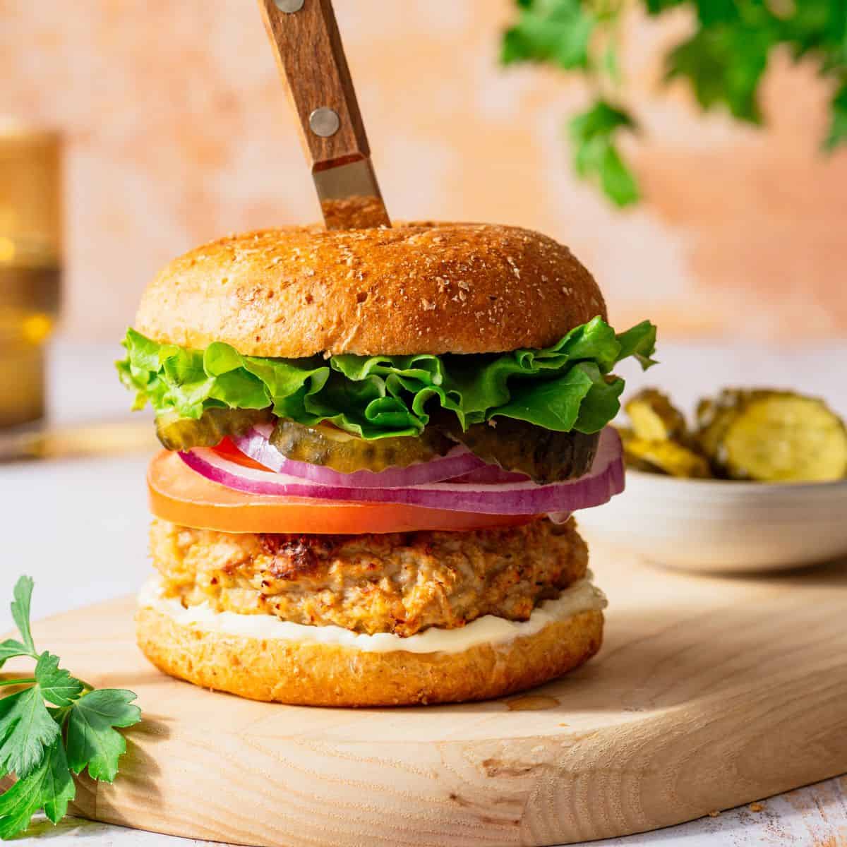 Air Fryer Turkey Burgers