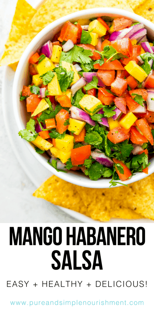 mango habanero salsa pinterest image