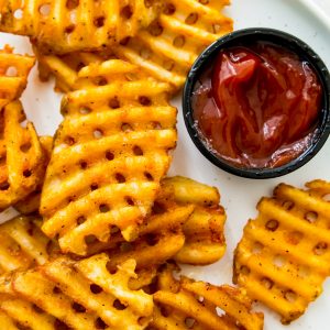How to cook frozen waffle fries in an air fryer