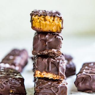 Chocolate Peanut Butter Cereal Bars Recipe