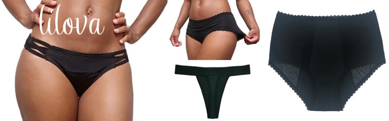 Women wearing Lilova black underwear | Ethical and Sustainable Underwear Brands