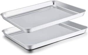 Stainless Steel Baking Sheets - best non toxic bakeware