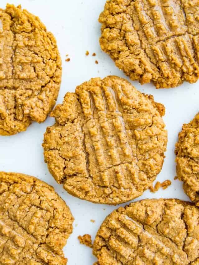 Peanut Butter Cookies With Almond Flour