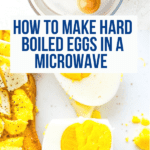 How to make hard boiled eggs in a microwave