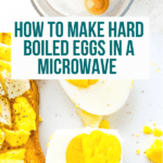 Hard boiled eggs in microwave