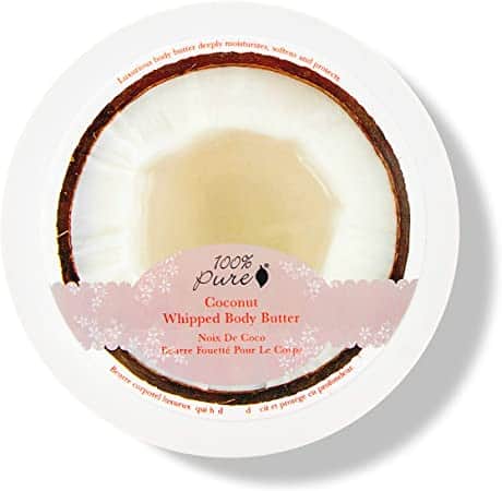 A jar of 100% Pure body butter.