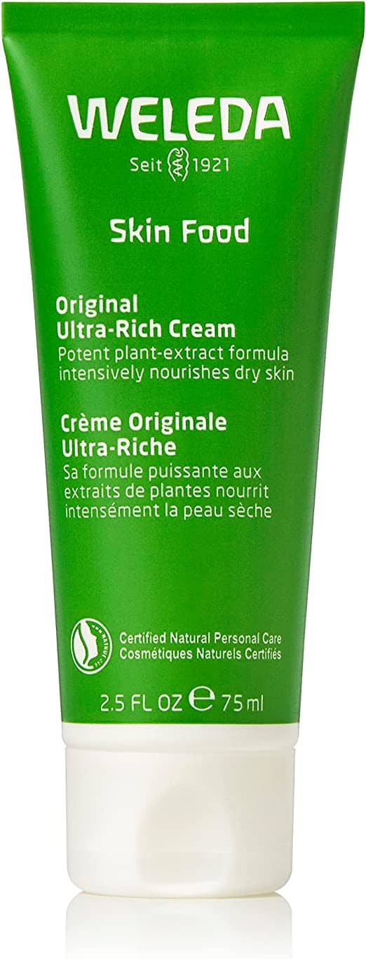 A bottle of Weleda ultra rich cream.