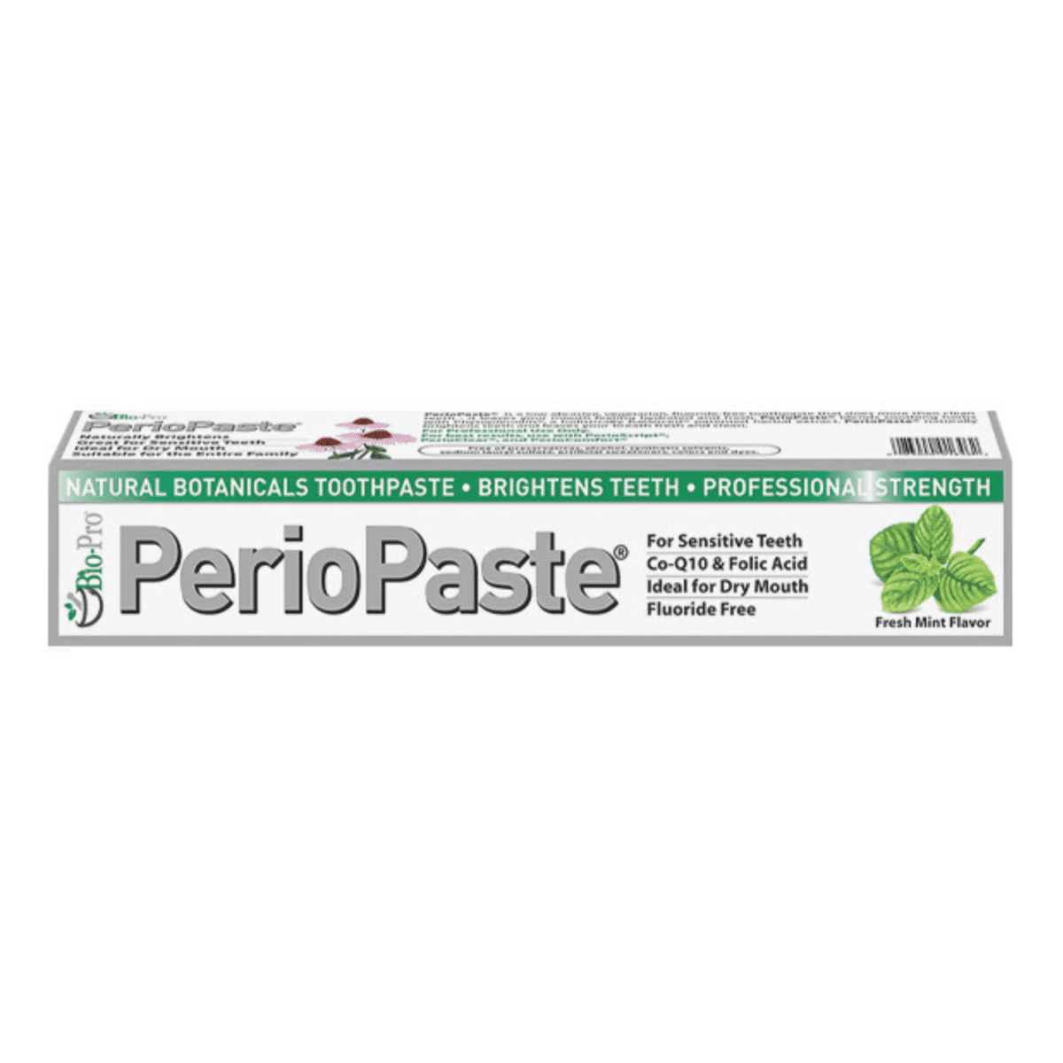 A box of PerioPaste toothpaste.