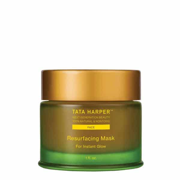 A jar of Tata Harper resurfacing face mask.