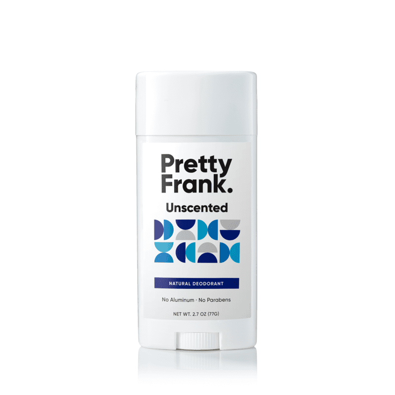 A tube of Pretty Frank deodorant.