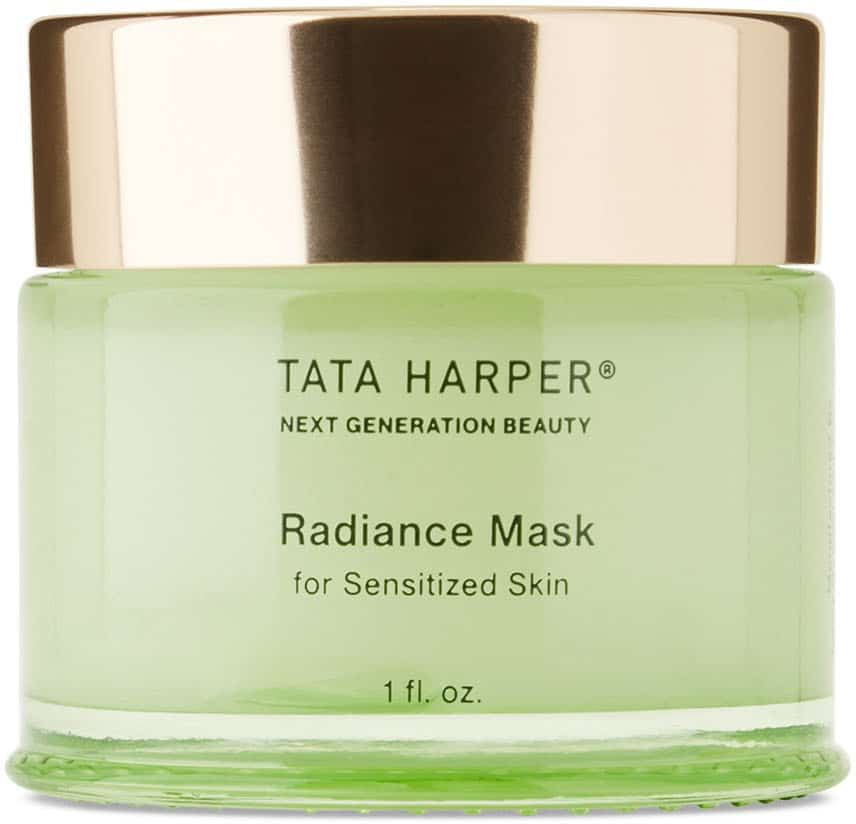 A jar of Tata Harper Radiance face mask. 