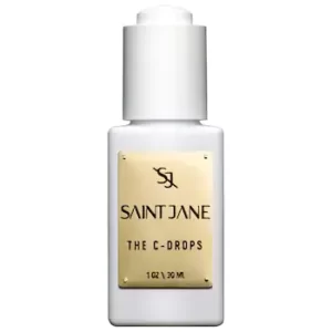 A bottle of Saint Jane Beauty The C Drops.
