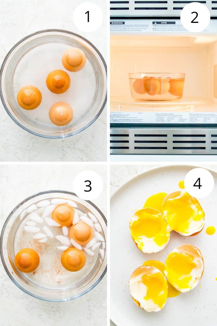 Soft-Boiled Eggs in the Microwave Recipe