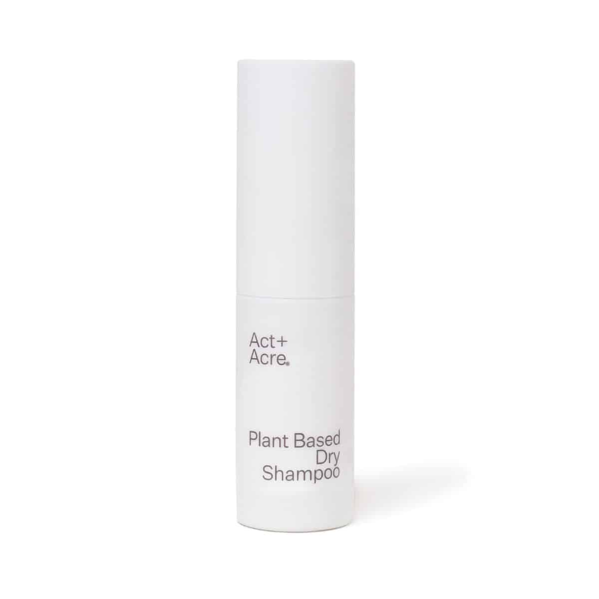 A bottle of Act + Acre dry shampoo.
