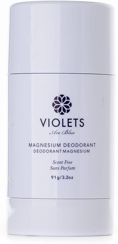 A tube of Violets are Blue deodorant.