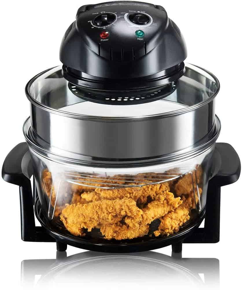 A Nutrichef air fryer toaster oven.